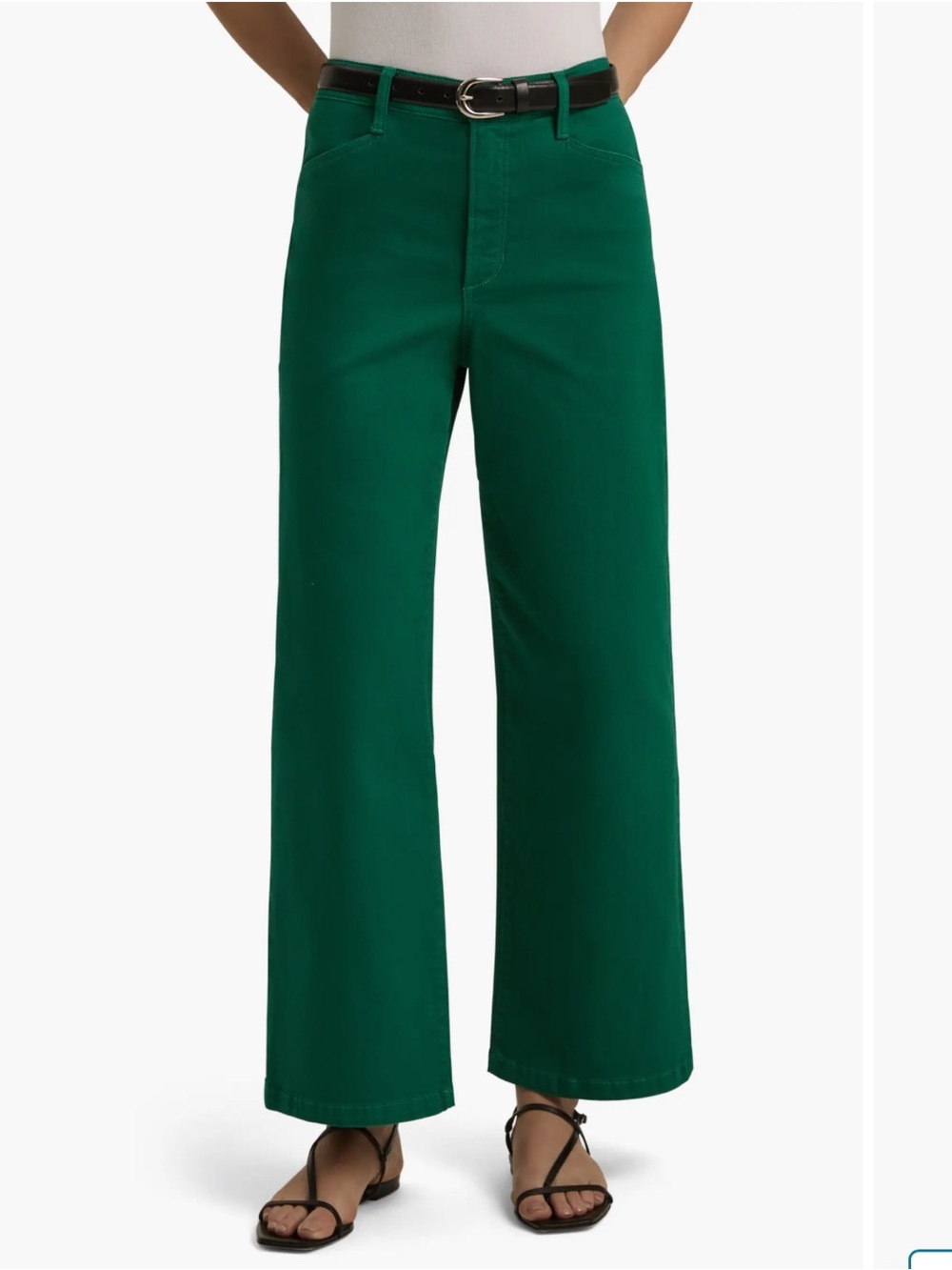 Favorite Daughter The Mischa Super High Rise Wide-Leg Ankle Jeans Size: 26